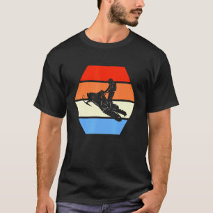 Vintage Retro Snowmobiling T-Shirt