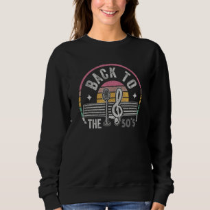 Vintage Retro Sock Hop 50s Rockabilly Print 1950s Sweatshirt
