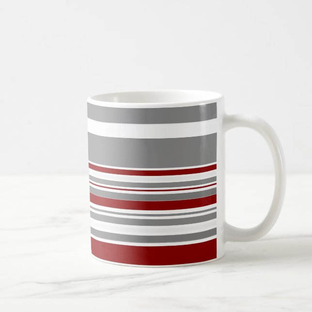 Vintage Retro Stripes Pattern - Mugs (Right)
