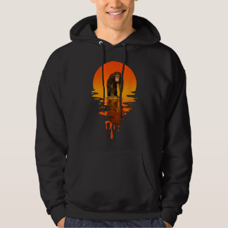 Vintage Retro Style Chimpanzee Hoodie