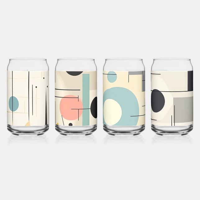 Vintage Retro Style Coke Can Glasses Durable Set (Left)