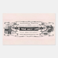 Vintage Retro Style Homemade Candy Custom Labels