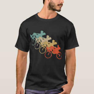 Vintage Retro Style Recumbent Bicycle Bike Cycling T-Shirt