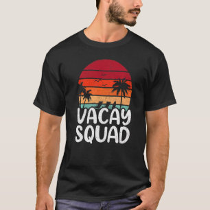 Vintage Retro Summer Sunset Beach Vacation Vacay S T-Shirt