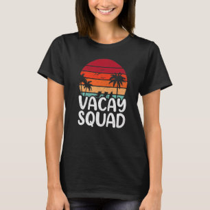 Vintage Retro Summer Sunset Beach Vacation Vacay S T-Shirt