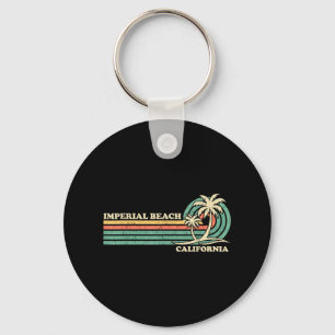 Vintage Retro Summer Vacation California Imperial Keychain