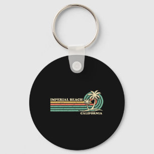 Vintage Retro Summer Vacation California Imperial Keychain