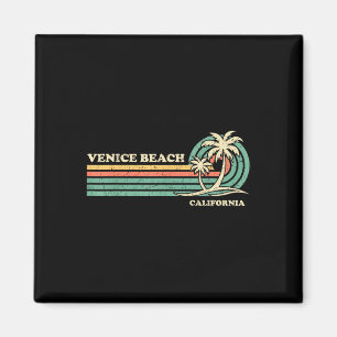 Vintage Retro Summer Vacation California Venice Be Magnet