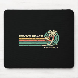 Vintage Retro Summer Vacation California Venice Be Mouse Pad