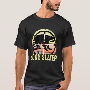 Vintage Retro Sunset Coon Slayer Hunting Hunter T-Shirt