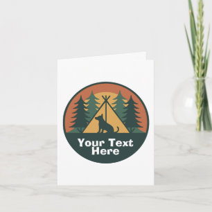 Vintage Retro Sunset Dad and Grandpa Personalized Card