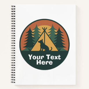Vintage Retro Sunset Dad and Grandpa Personalized  Notebook