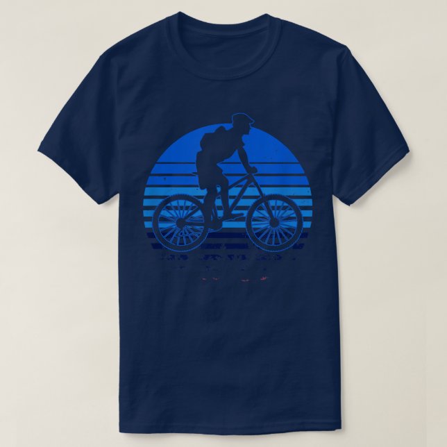 Vintage Retro Sunset Design Biker  T-Shirt (Design Front)