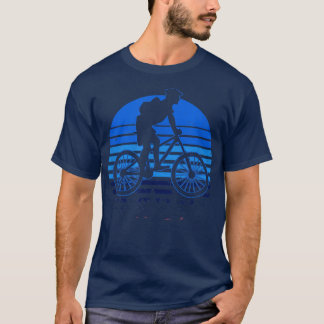 Vintage Retro Sunset Design Biker  T-Shirt