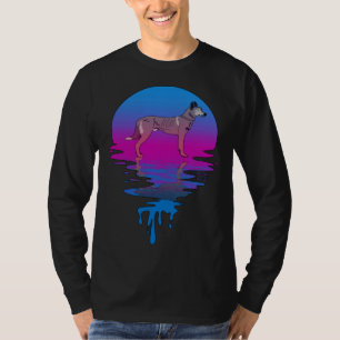 Vintage Retro Sunset Dutch Shepherd T-Shirt