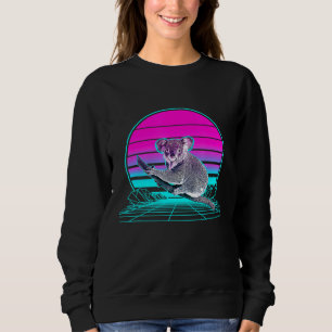 Vintage Retro Sunset Koala Sweatshirt