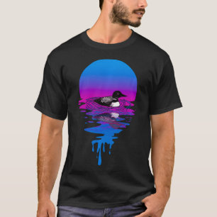 Vintage Retro Sunset Loon  T-Shirt