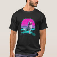 Vintage Retro Sunset Pom-Chi