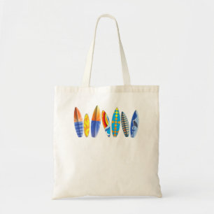 Vintage Retro Surfboards Surfing Classic Surfer Pr Tote Bag