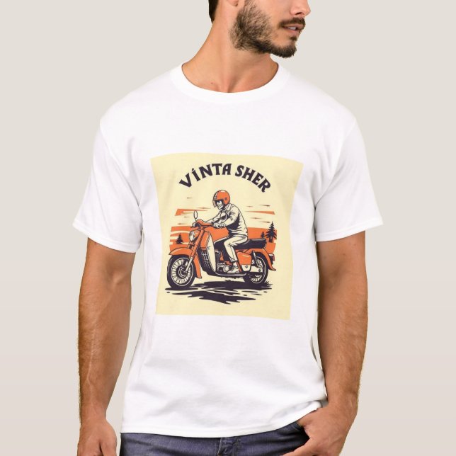 Vintage, retro t-shirt (Front)