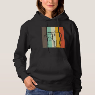 Vintage Retro Theme Postal Worker Mail Carrier Cos Hoodie