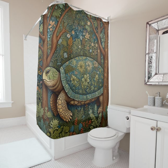 Vintage retro turtle bohemian boho woodland (In Situ)