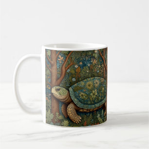 Vintage retro turtle bohemian boho woodland coffee mug