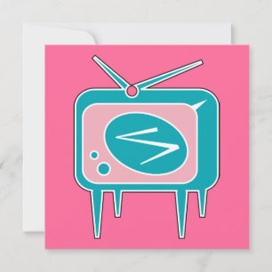 Vintage Retro TV Television Set