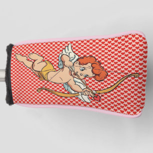 Vintage/retro Valentine's day cupid Golf Head Cover