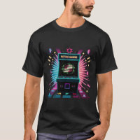 Vintage Retro Video Games Gaming gift arcade T-Shi
