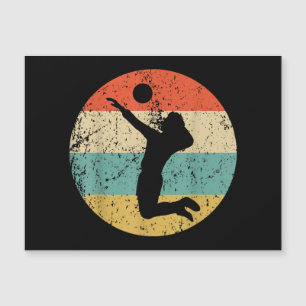 Vintage Retro Volleyball Player