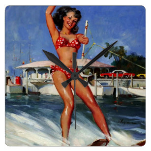 Water Ski Pinup Girl Gifts on Zazzle CA