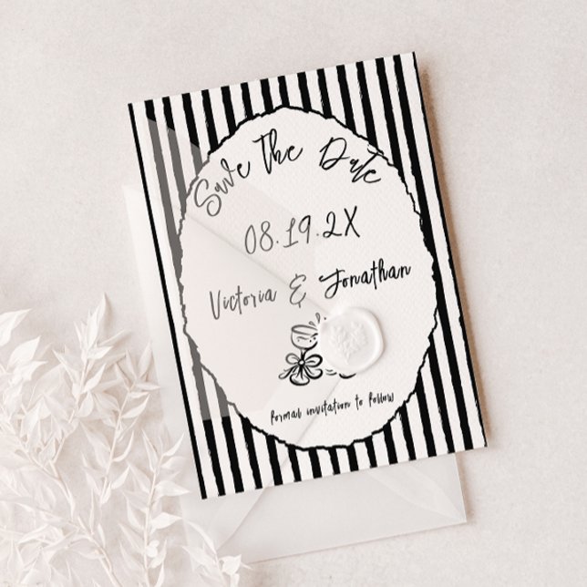 Vintage Retro Wedding Save The Date (Creator Uploaded)
