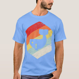 Vintage Retro Whale   1  T-Shirt