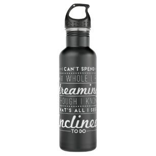 Vintage Retro Whole Life Dreaming 710 Ml Water Bottle