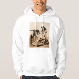 Vintage Retro Women Machine Gunner Girl Hoodie