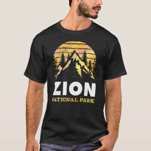 Vintage Retro Zion National Park Utah T-Shirt