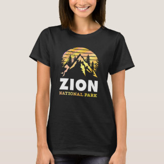 Vintage Retro Zion National Park Utah T-Shirt