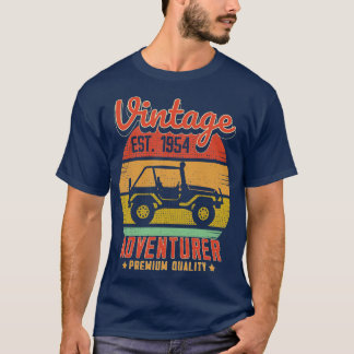 Vintage RetroAdventurer Est 1954 Birthday Gift T-Shirt
