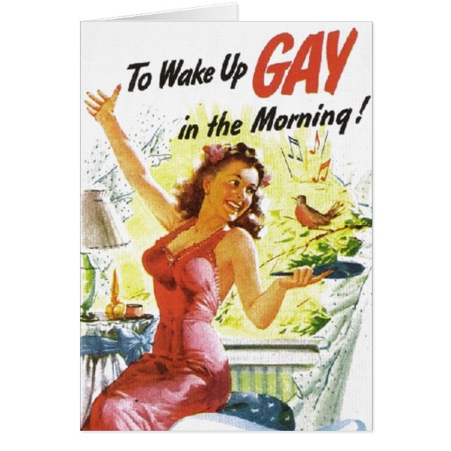 Vintage "Réveiller Gay" (Devant)