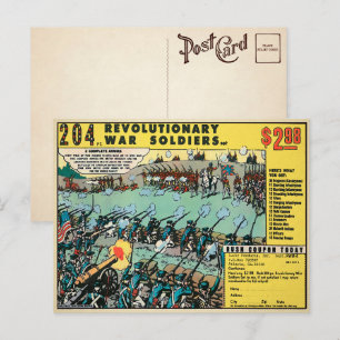 Vintage Revolutionary War Toy Ad Postcard