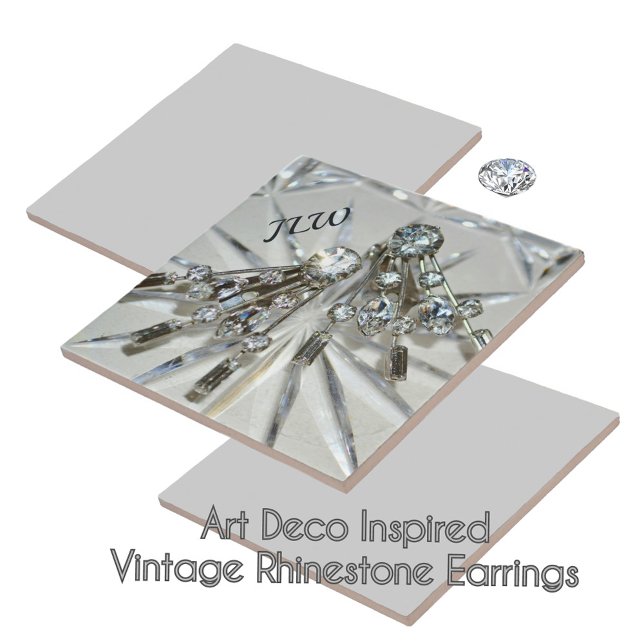 Vintage Rhinestone Art Deco Elegant Retro Glam Tile (Creator Uploaded)