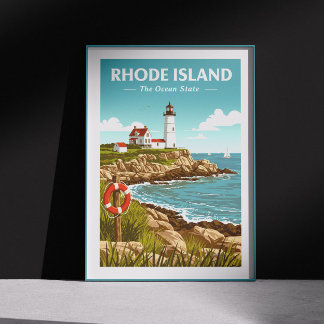 Vintage Rhode Island Poster