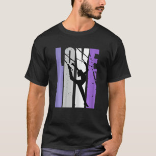 Vintage Rhythmic Gymnastics Live Love Teammate Fem T-Shirt