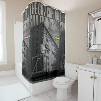 Vintage rideau de douche de San Francisco