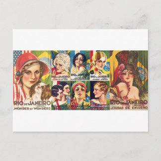 Vintage Rio de Janeiro Collection Postcard