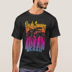 Vintage Rio de Janeiro Palm Tree T-Shirt