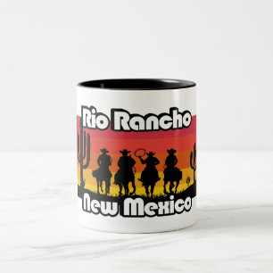 Vintage Rio Rancho New Mexico Two-Tone Coffee Mug