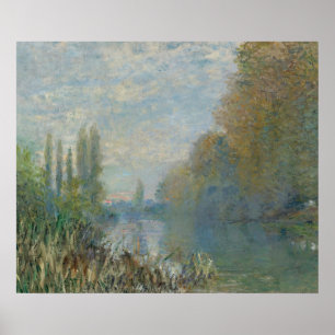 Vintage River C. Monet  Poster