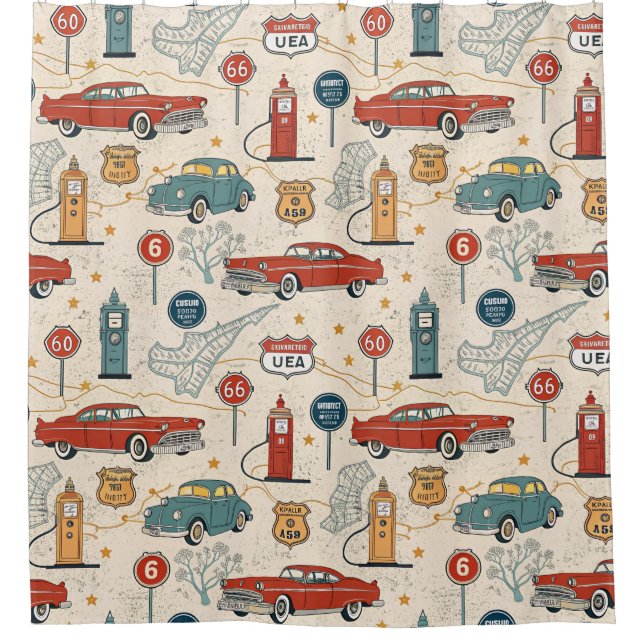 Vintage Road Trip Pattern (2) (Front)
